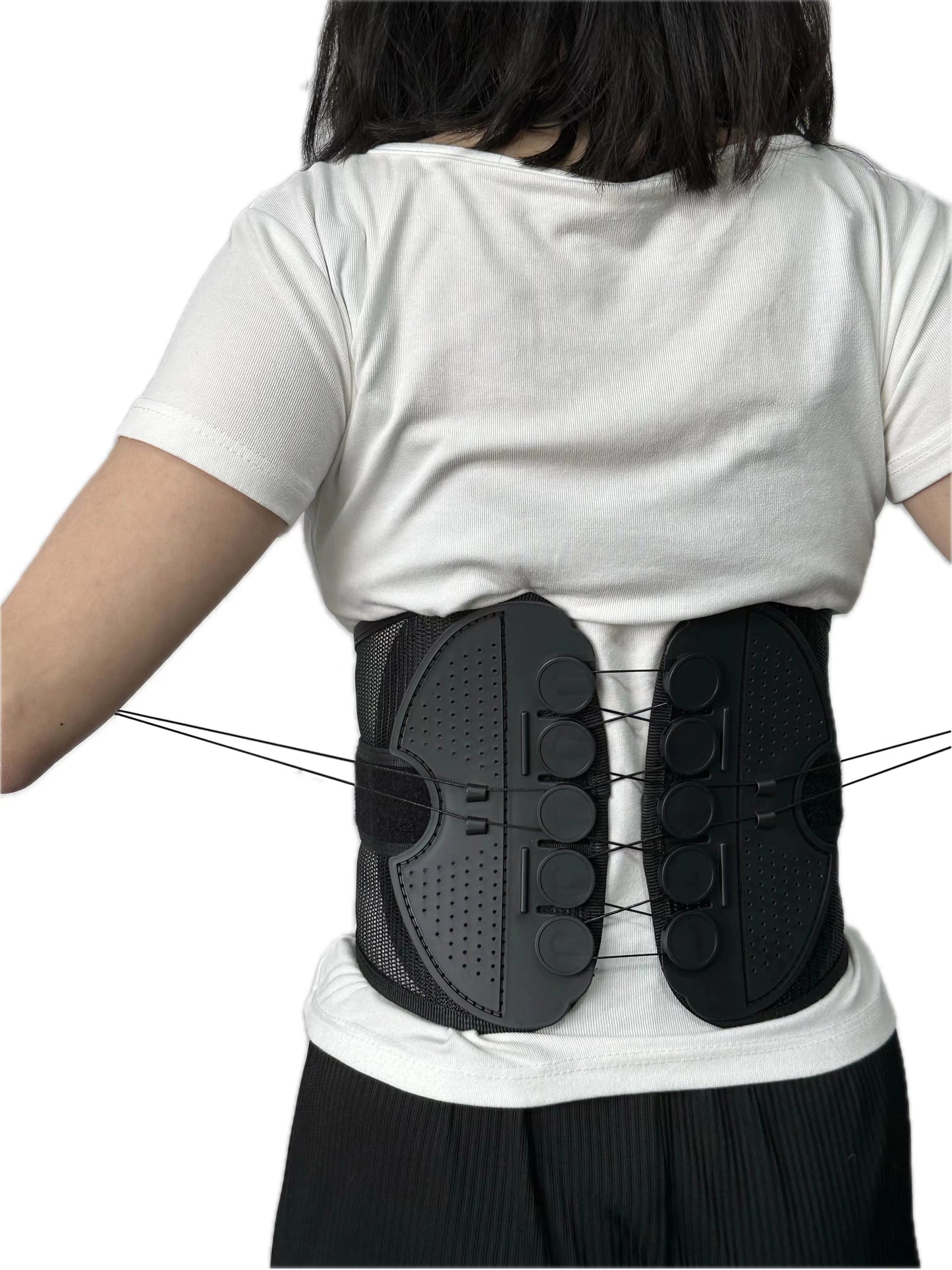 Lumbar Disc Support, Compression Rope Support, Lumbar Support, Men'S and Women'S Breathable Mesh Waist Protection, Adult Gift