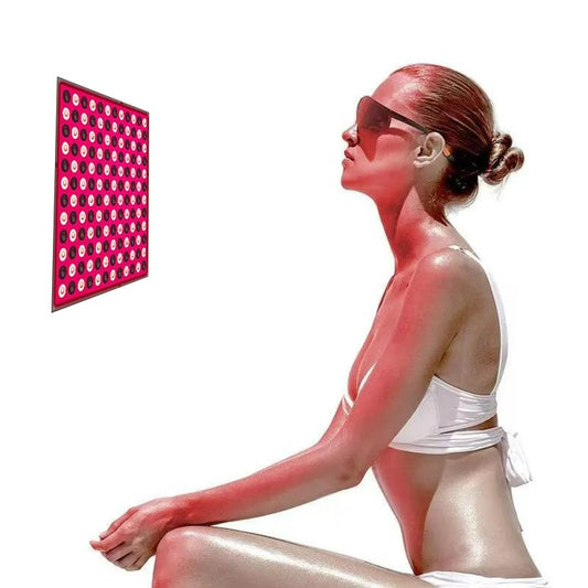 144-LED Red Light Therapy Facial Panel. Boost Collagen, Smooth Fine Lines & Revitalize Skin