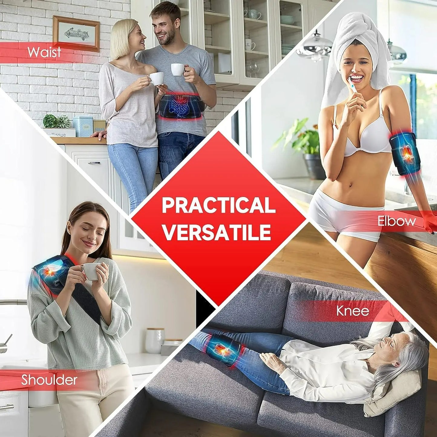 Red & Infrared Light Therapy Belt – Targeted Relief for Pain, Tight Muscles & Recovery